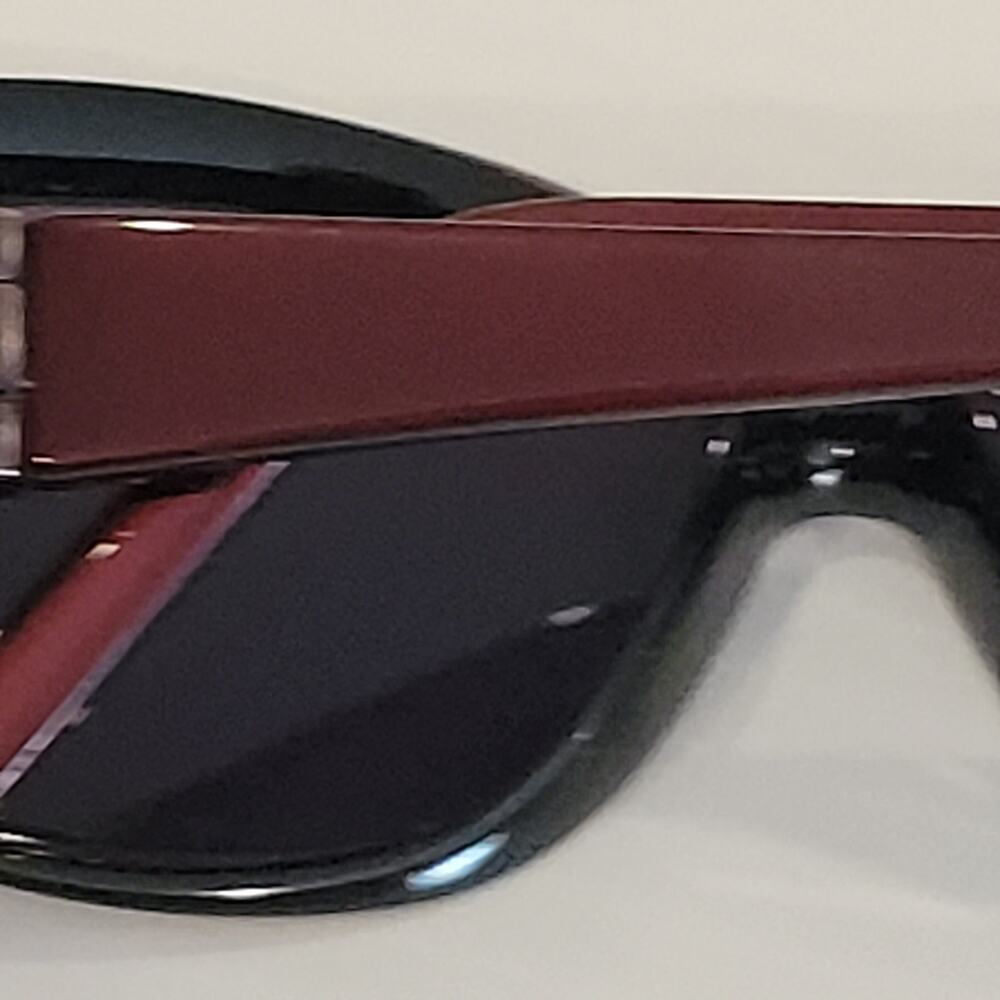 Womens sunglasses Escada B425 Maroon plastic frames gray lenses 58x15x135 - Picture 9 of 13